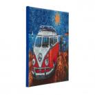Craft Buddy Crystal Art Canvas Kit - Camper Van Go 30cm x 30cm