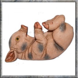 Guzzlers Bottle Holder From Nemesis Now - Pig