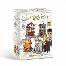 Harry Potter - Diagon Alley 4-in-1 3D Puzzle Set