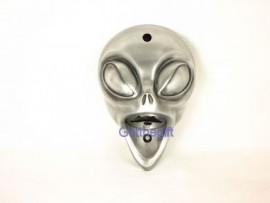 Beer Buddie Wall Mounted Bottle Opener - Silver Alien