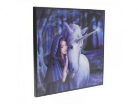 Solace (Anne Stokes) Small Crystal Clear Picture 25cm